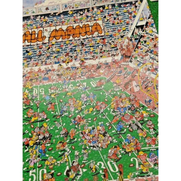 529 piece World's Most Difficult FOOTBALL edtion Jigasw Puzzle- complete!! - Picture 6 of 12